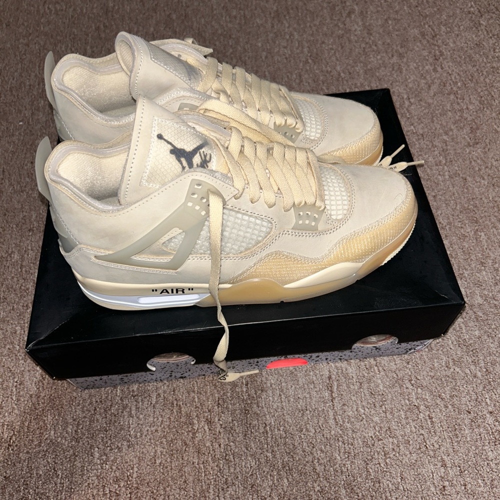 *SOLD-Jordan 4 Offwhite Sail